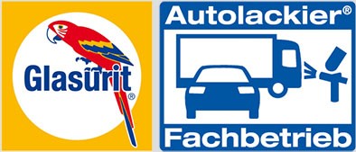 Glasurit Logo und Autolackier Fachbetrieb